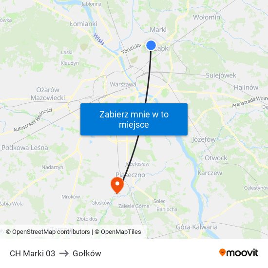 CH Marki 03 to Gołków map