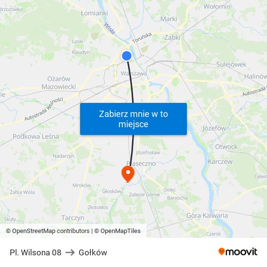 Pl. Wilsona 08 to Gołków map