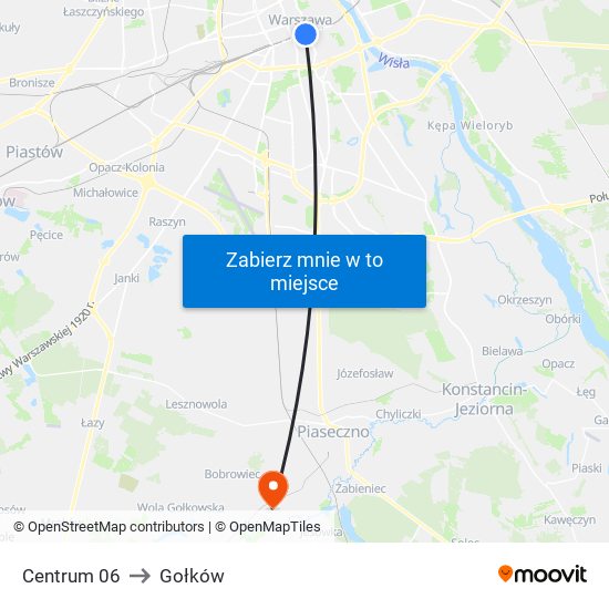 Centrum 06 to Gołków map