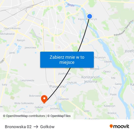 Bronowska 02 to Gołków map