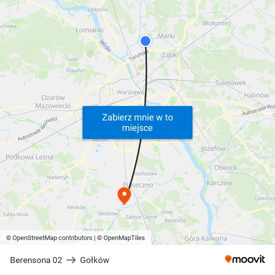 Berensona 02 to Gołków map