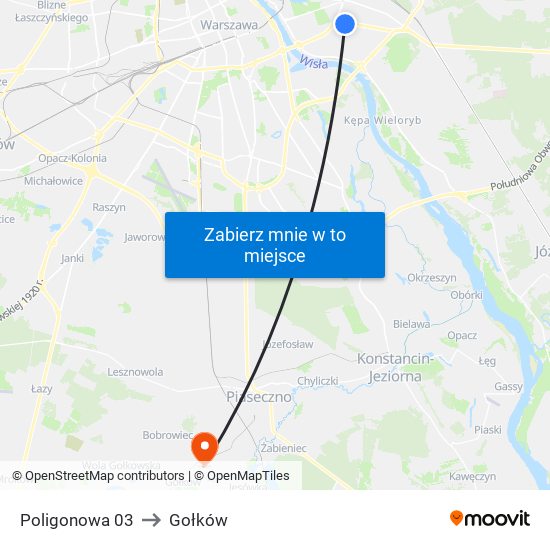 Poligonowa 03 to Gołków map