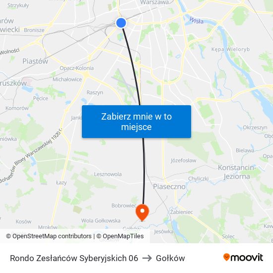 Rondo Zesłańców Syberyjskich to Gołków map