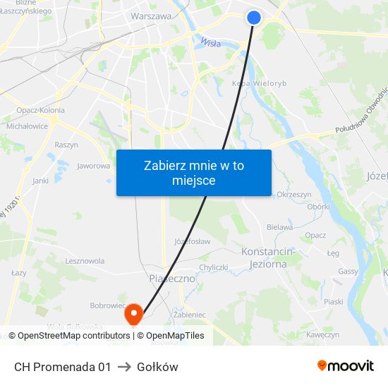 CH Promenada 01 to Gołków map