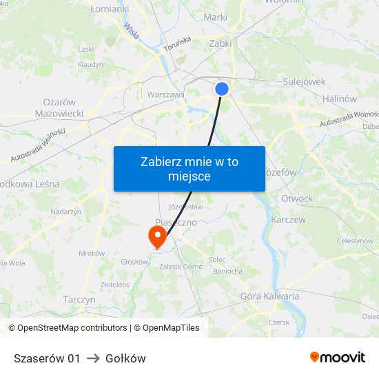 Szaserów 01 to Gołków map