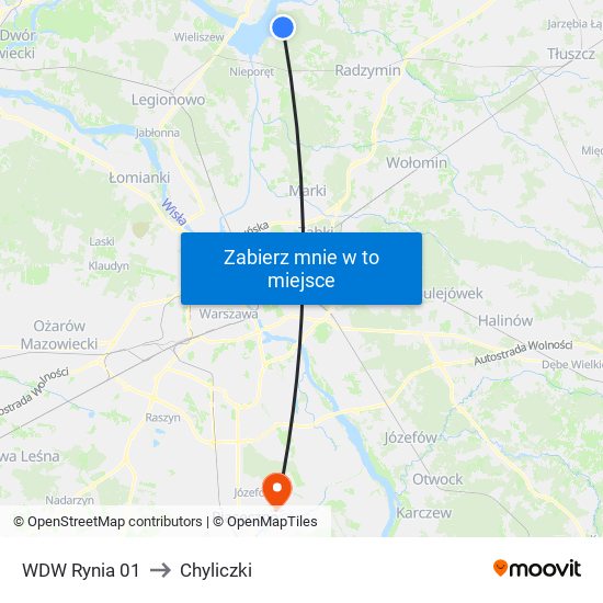 WDW Rynia 01 to Chyliczki map