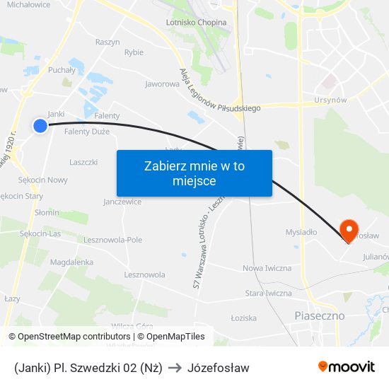 (Janki) Pl. Szwedzki 02 (Nż) to Józefosław map