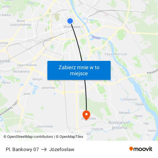 Pl. Bankowy 07 to Józefosław map