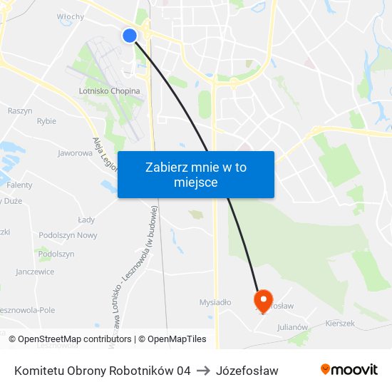 Komitetu Obrony Robotników 04 to Józefosław map