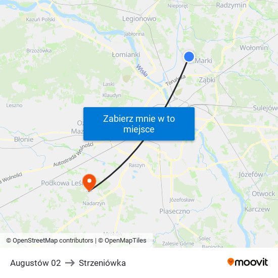 Augustów 02 to Strzeniówka map