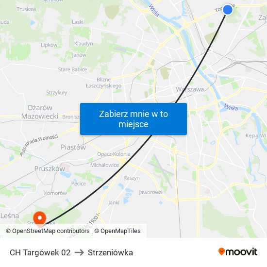 CH Targówek 02 to Strzeniówka map