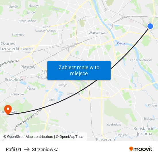 Rafii 01 to Strzeniówka map