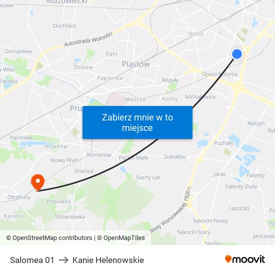 Salomea 01 to Kanie Helenowskie map