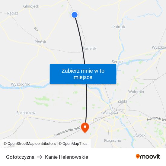 Gołotczyzna to Kanie Helenowskie map