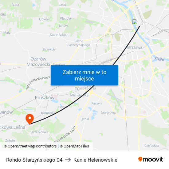 Rondo Starzyńskiego 04 to Kanie Helenowskie map