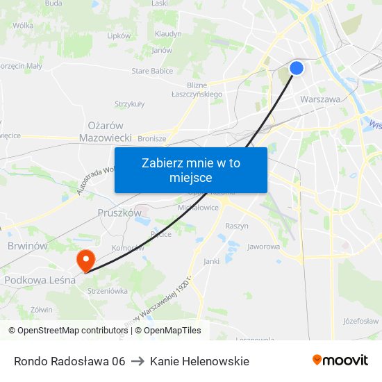 Rondo Radosława 06 to Kanie Helenowskie map