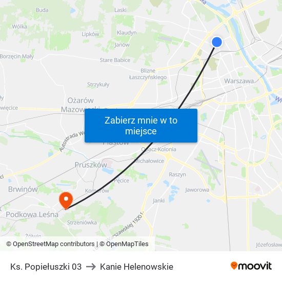 Ks. Popiełuszki 03 to Kanie Helenowskie map