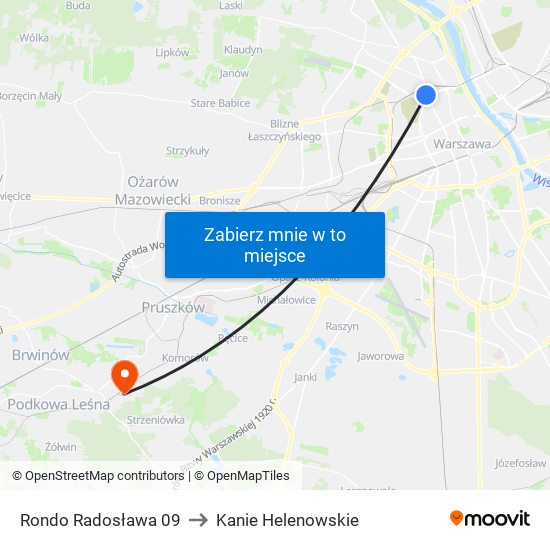 Rondo Radosława 09 to Kanie Helenowskie map