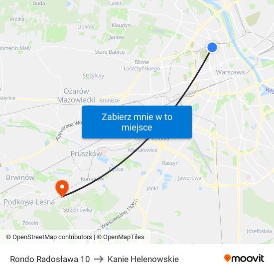 Rondo Radosława 10 to Kanie Helenowskie map