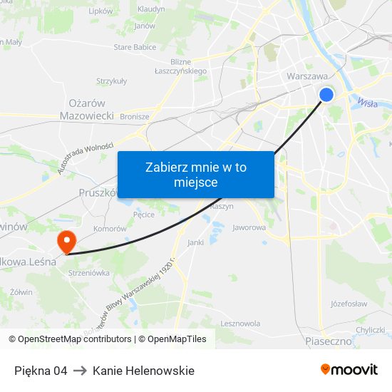 Piękna to Kanie Helenowskie map