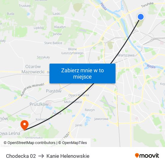 Chodecka 02 to Kanie Helenowskie map