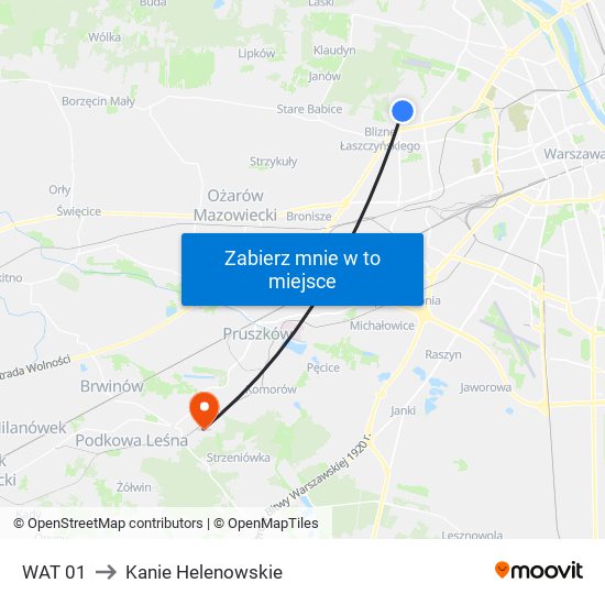 WAT 01 to Kanie Helenowskie map