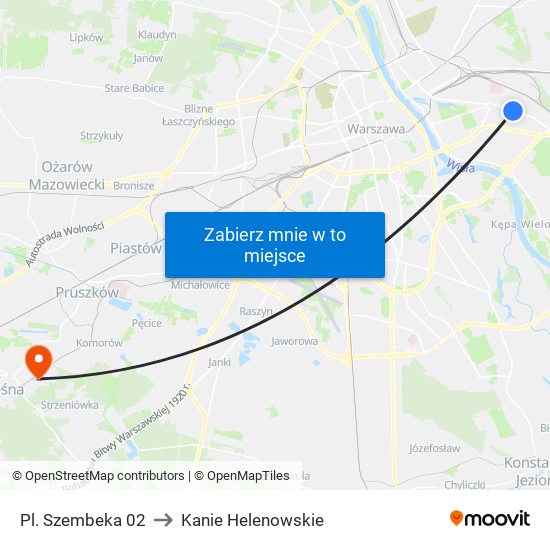 Pl. Szembeka 02 to Kanie Helenowskie map