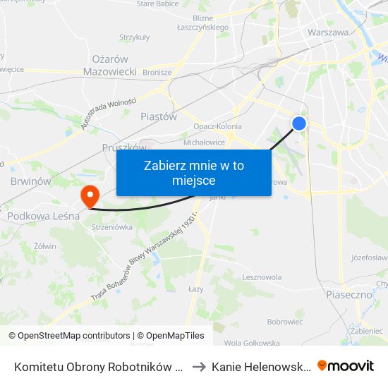 Komitetu Obrony Robotników 02 to Kanie Helenowskie map