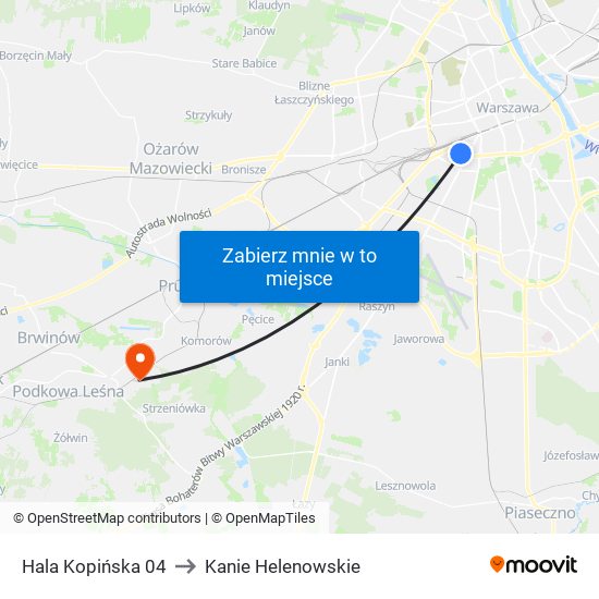 Hala Kopińska 04 to Kanie Helenowskie map