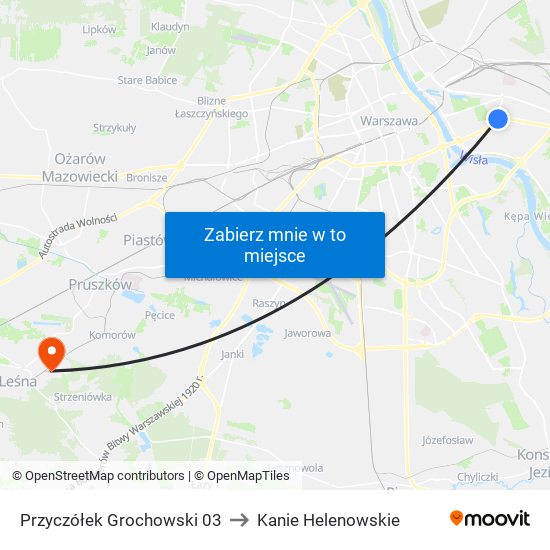 Przyczółek Grochowski 03 to Kanie Helenowskie map