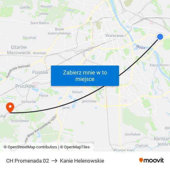 CH Promenada 02 to Kanie Helenowskie map