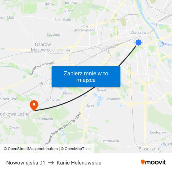 Nowowiejska 01 to Kanie Helenowskie map