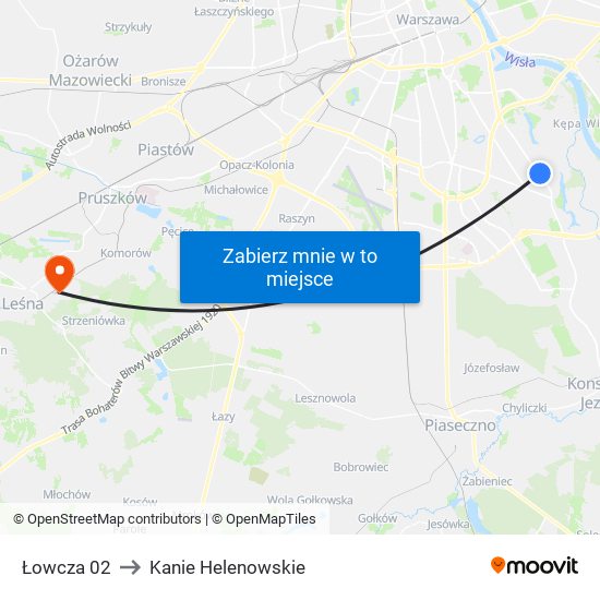 Łowcza 02 to Kanie Helenowskie map