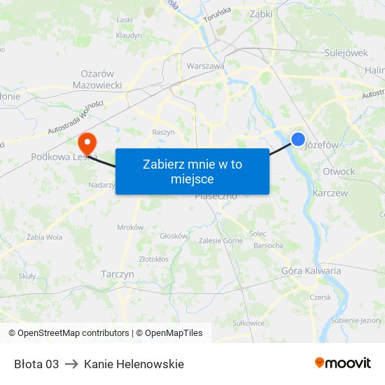 Błota 03 to Kanie Helenowskie map