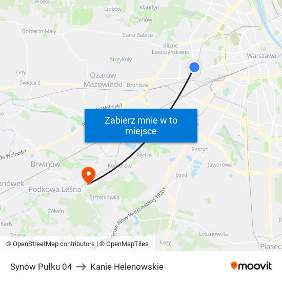 Synów Pułku 04 to Kanie Helenowskie map