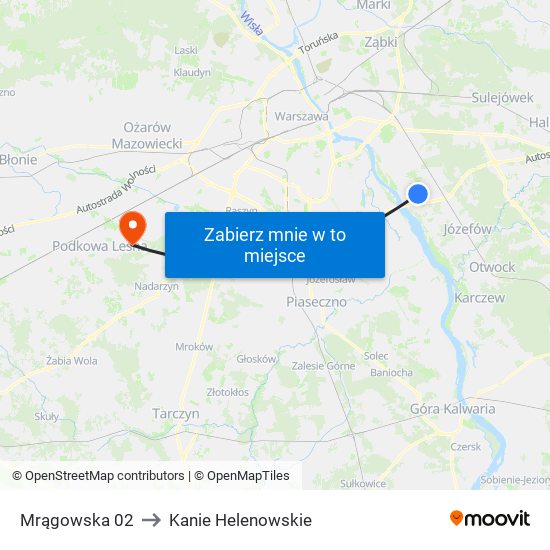 Mrągowska 02 to Kanie Helenowskie map