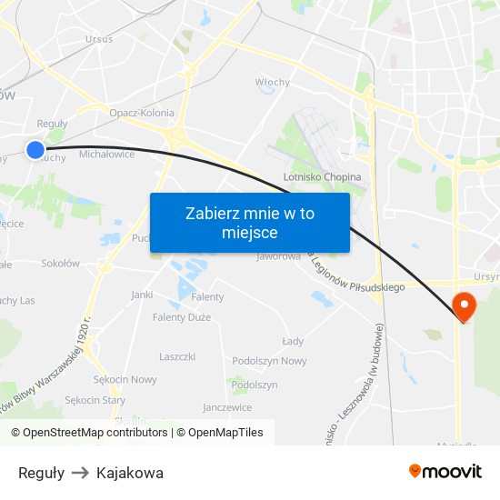 Reguły to Kajakowa map