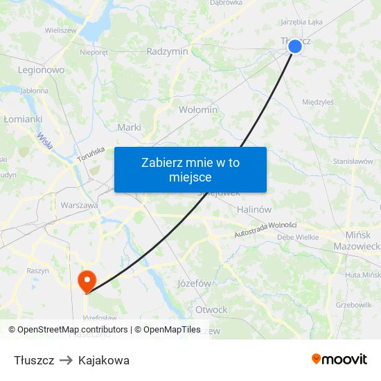 Tłuszcz to Kajakowa map