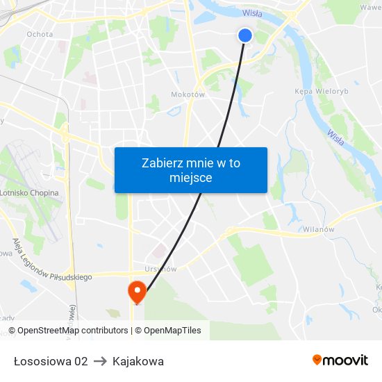 Łososiowa 02 to Kajakowa map