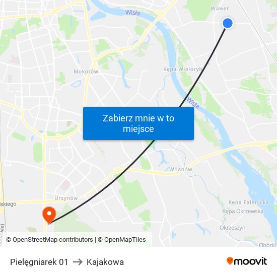 Pielęgniarek 01 to Kajakowa map