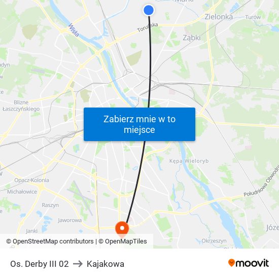 Os. Derby III 02 to Kajakowa map