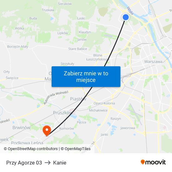 Przy Agorze 03 to Kanie map