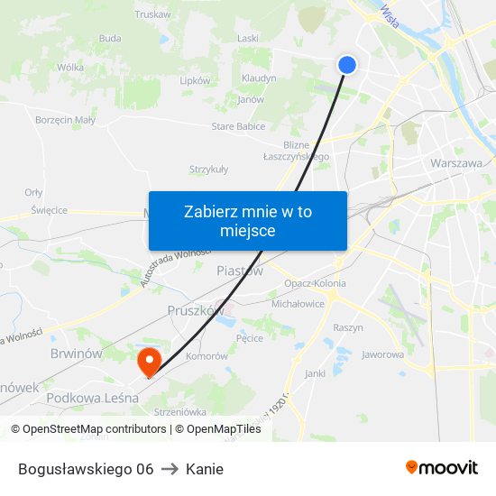 Bogusławskiego 06 to Kanie map