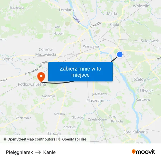 Pielęgniarek to Kanie map