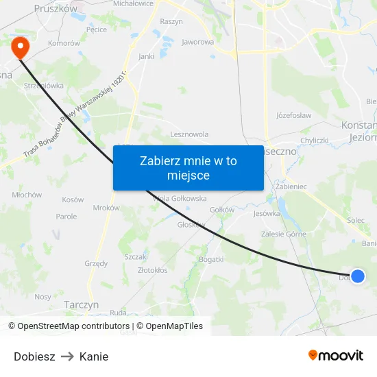 Dobiesz to Kanie map