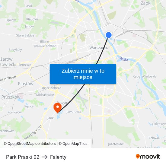 Park Praski 02 to Falenty map