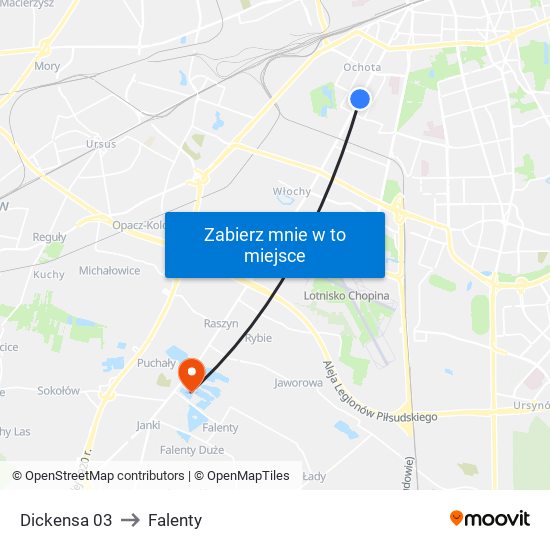 Dickensa 03 to Falenty map