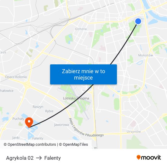 Agrykola 02 to Falenty map