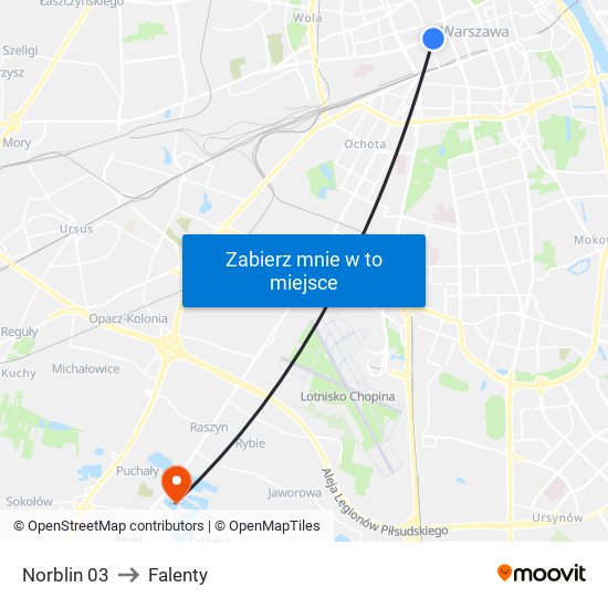 Norblin 03 to Falenty map