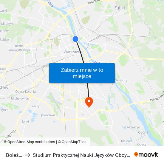 Boleść 02 to Studium Praktycznej Nauki Języków Obcych (SPNJO) SGGW map